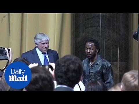 Stay humble! Kendrick Lamar accepts the Pulitzer Prize