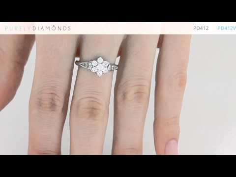 Diamond Ring PD412: 0.66ct - Purely Diamonds