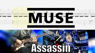 Muse -  Assassin Guitar Cover With Tab