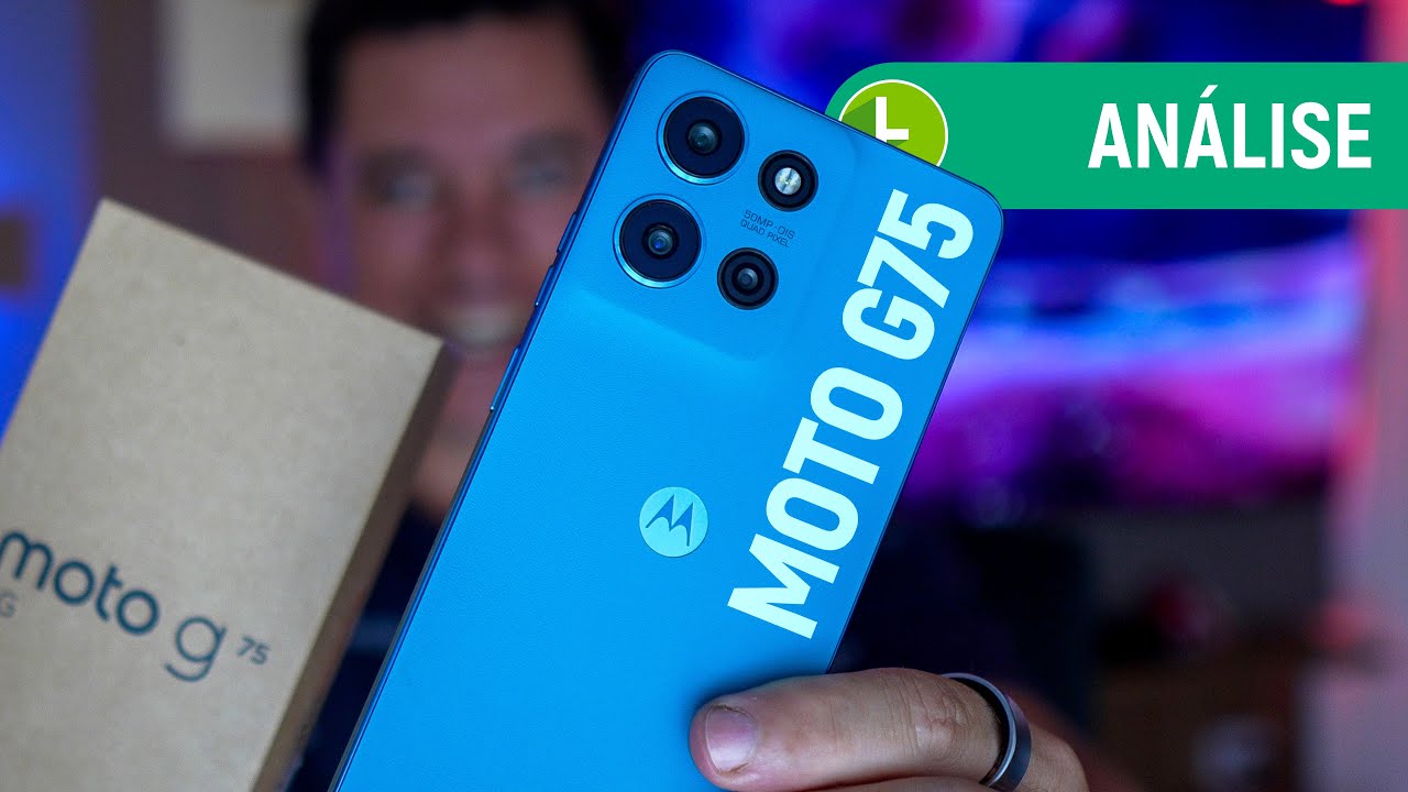 Miniatura da avaliação em vídeo de Smartphone Motorola Moto G75 5G 256GB Preto