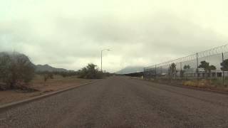 preview picture of video 'Rear View, Trekell Rd, Casa Grande drive to Hickiwan Wash, Arizona'