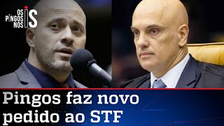 Sem resposta de Moraes, Pingos insiste em entrevista com Daniel Silveira