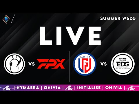 IG vs FPX | LGD vs EDG LPL 2025 Live Summer | LPL English W6D5 with Nymaera & Initialise