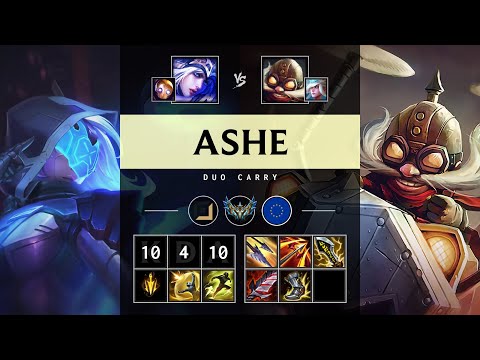 Ashe ADC vs Corki - EUW Challenger Patch 25.15