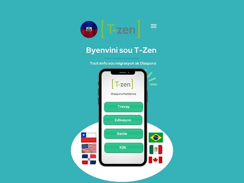 T-Zen app to assist Haitian migrants and refugees