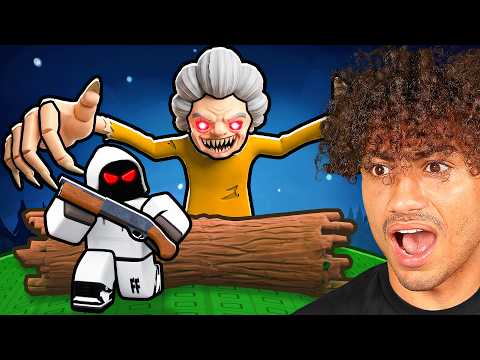 I Survived 50 NIGHTS At GRANDMA'S In Roblox..