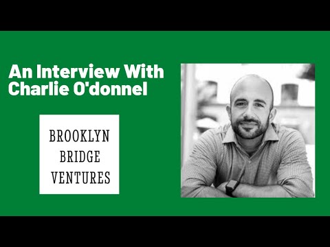 Charlie O'Donnell, GP at Brooklyn Bridge Venture - YouTube