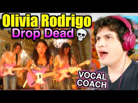 Vocal Coach Reacts to Olivia Rodrigo - Drop Dead 💀 (Music Video)