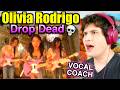 Vocal Coach Reacts to Olivia Rodrigo - Drop Dead 💀 (Music Video)