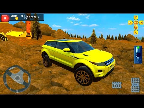 4x4 Offroad Parking Simulator - Yellow Jeep Driving - Android Gameplay