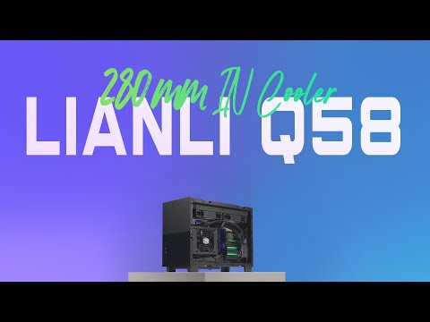 이렇게 작은 리안리 Q58에 280mm 수냉달아서 고성능 미니PC를 만들어 봤어요.