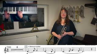 #118 Theme from New World Symphony, Essential Elements for Trumpet book 1 w/ Karaoke playalong