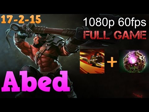 Abed Axe: Cruel pressing in off lane behind the enemy’s  tower. Full game.