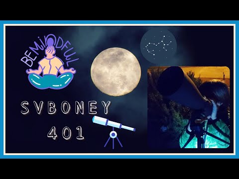 SVBONY SV401 20-60x80 Spotting Scope with Houdini Sweetie Fella Aleks | WE SAW MAGICAL MOON‼