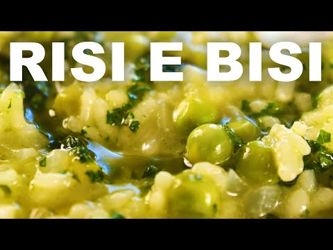 Venetian rice and peas — 'risi e bisi'