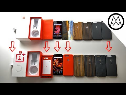 HUGE Oneplus 5T Unboxing vs HUGE Oneplus 5 Unboxing - What's actually changed?