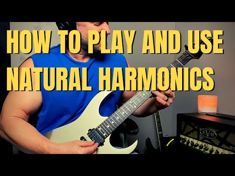 How to Play Natural Harmonics on Guitar (3 Ways and Backing Track)
