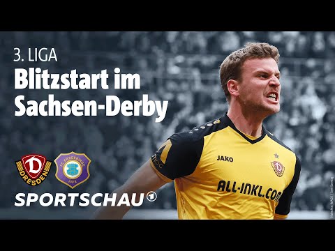Dynamo Dresden - Erzgebirge Aue Highlights 3. Liga, 22. Spieltag | Sportschau Fußball