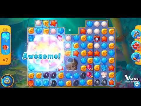 Fishdom. 9261 level no boosters and diamonds. 20 moves