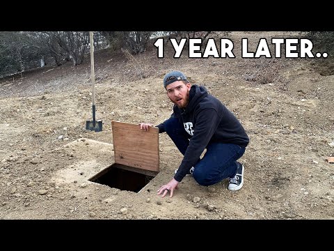Uncovering my Underground Bunker after an ENTIRE Year..