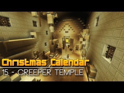 Christmas Calendar - 15 Creeper Temple - Minecraft Parkour Map