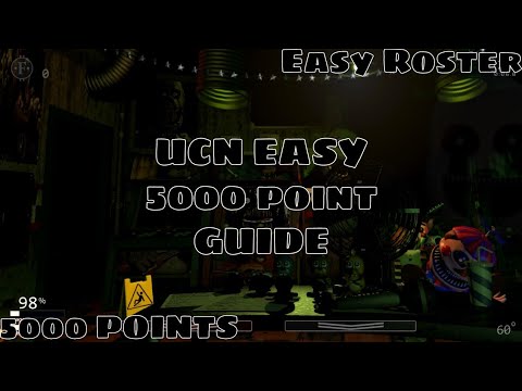 How to get 5000 Points in FNaF UCN - Walkthrough