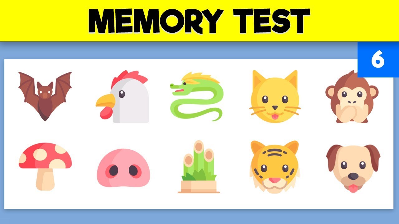 VISUAL MEMORY TEST | Train your visual memory - Video 6