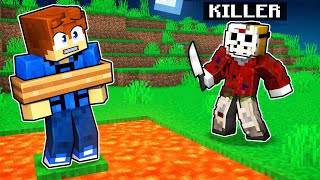 TRAPPED With a KILLER! - (Minecraft Movie)