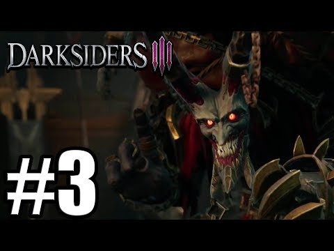 Darksiders 3 Gameplay Walkthrough Part 3 ( Avarice Boss Fight ) - No Commentary