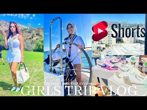 Unforgettable Girls Trip in LA: Youtube Event, Sailboats, DIY Sneakers & More