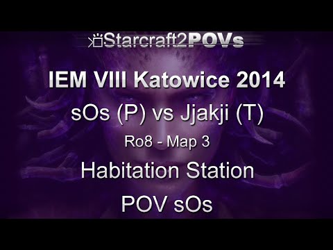SC2 HotS - IEM VIII Katowice 2014 - sOs vs Jjakji - Ro8 - Map 3 - Habitation Station - sOs