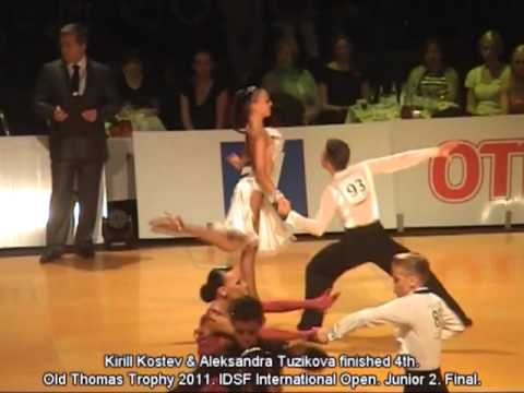 Kirill Kostev & Aleksandra Tuzikova. Old Thomas Trophy 2011. Junior 2. Final