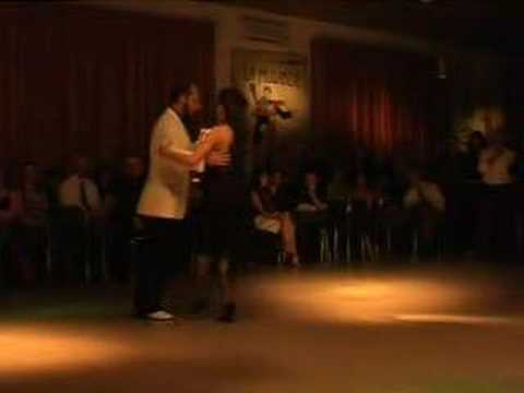  Alberto Colombo  and  Alessandra Rizzotti  are  dancing  to  the  vals  "  El Trovero  "