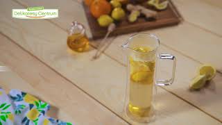 Szklana Kolekcja - Przepis na rozgrzewający napój imbirowy - Delikatesy Centrum