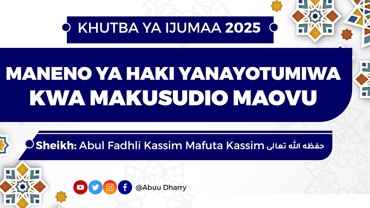 UGAIDI KWA JINA LA MAANDAMANO