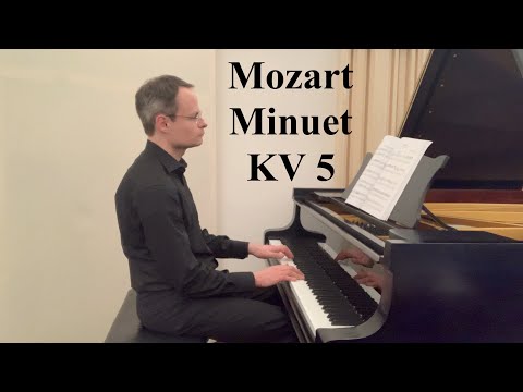 W.A. Mozart: Minuet KV 5 in F Major