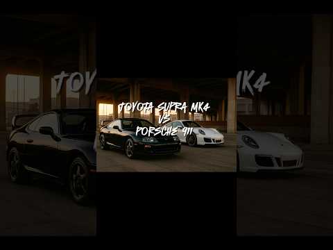 Toyota Supra MK4 vs Porsche 911 | JDM Meets Euro Legend