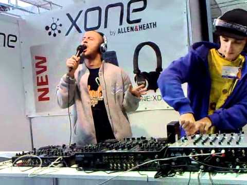 NZ Selector & MC Steppa Style, стенд Allen&Heath, Музыка Москва 2010