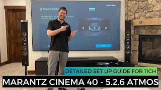 Video thumbnail for FULL Setup Guide - Marantz Cinema 40 9.4ch FLAGSHIP AVR w/ 11.4ch Processing by Dreamedia Home Theater
