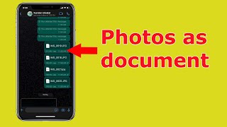 How to Send Multiple Photos in Document Format in iOS (iPhone)