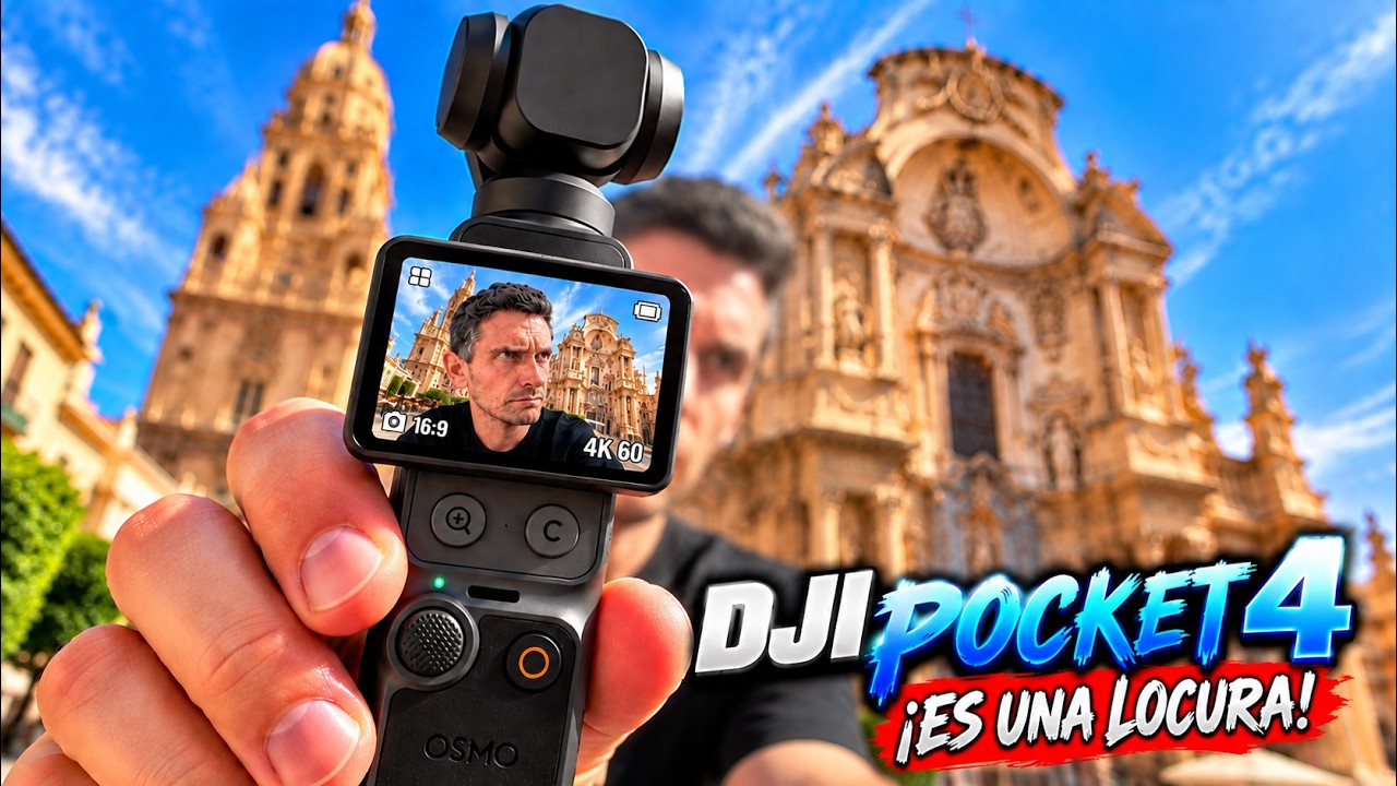 DJI POCKET 4 ES UNA LOCURA 🤯 ¡LA CÁMARA QUE LO CAMBIÓ TODO!
