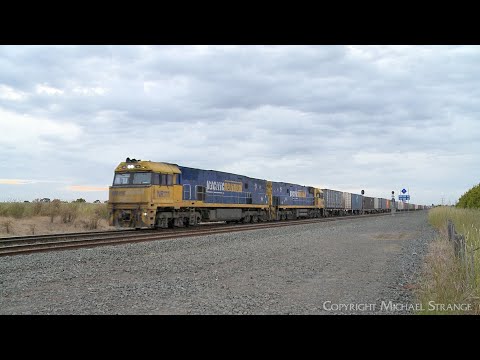 1PM5 Pacific National Container Freight Train (21/12/2022) - PoathTV Australian Railways