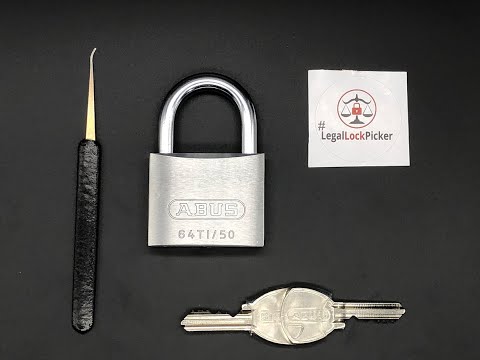 [045] Abus 64TI/50 Titalium Lockpicked & a story