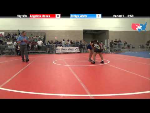 FILA Cadet 52 kg / 114.5 lbs - Angelica Llanes vs. Ashlyn White