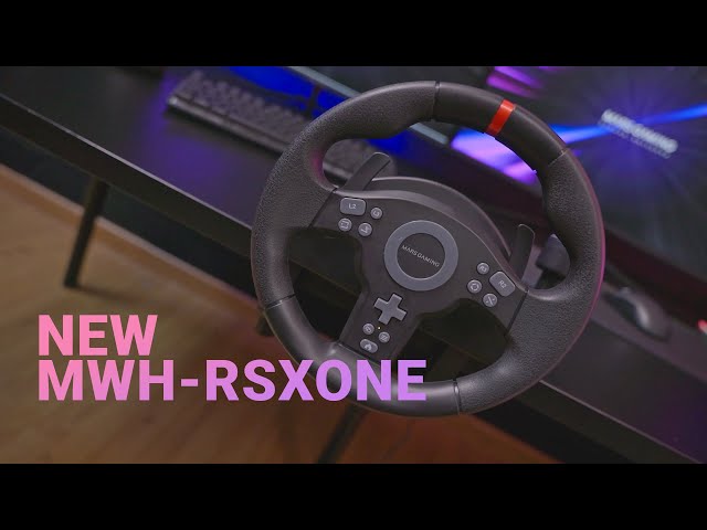 Mars Gaming MWH-RSXONE Volante Simracing Drivesense para PC/PS3/PS4/XBOX One, Series X-S/SWITCH Preto video