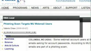 Phishing Scam Targets MU Webmail Users