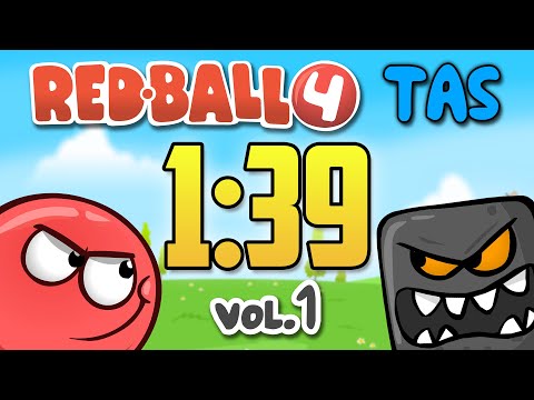 Red Ball 4 Volume 1 Any% TAS in 1:39.733
