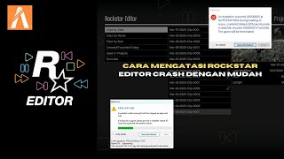 Cara Mengatasi Rockstar Editor Crash dengan Mudah | GTA V FIVEM
