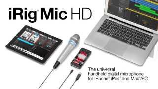 Video thumbnail for iRig Mic HD - Trailer - The first handheld digital mic for iPhone, iPad, Mac/PC by ikmultimedia