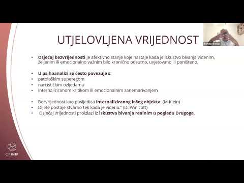 Online predavanje - Osjećaj (ne)vrijednosti - Tomislav Senečić, EABP, ECP, CTP, HKPT